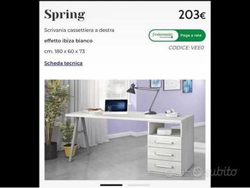 Scrivania SPRING Mondo Convenienza