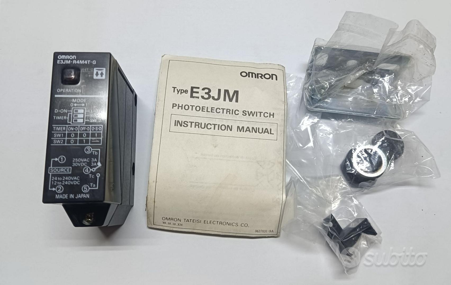 Interruttore sensore fotoelettrico Omron E3T-FD12