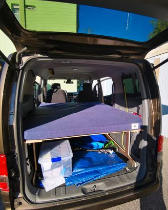 Nissan Evalia nv200 struttura letto c materasso 
