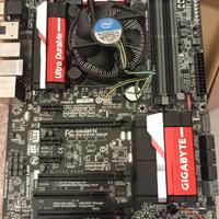 scheda madre gigabyte Z87X UDH 4 +I7