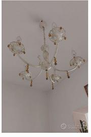 LAMPADARIO FERRO E GOCCE