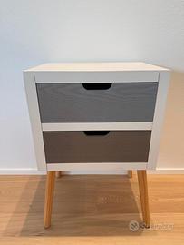 COMODINO DUE CASSETTI "MAISON DU MONDE"