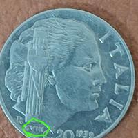 20 centesimi rare XVIII anziché XVII