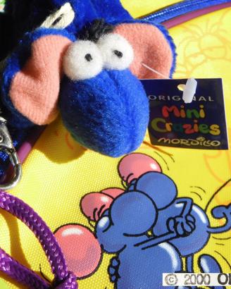 🐭 Mordillo VINTAGE 2000 Astuccio Peluche Topo NEW