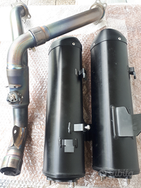 Scarico portatarga Kawasaki Ninja ZX10 2006 2007