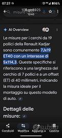  cerchi originali Renault