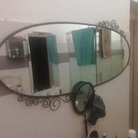 specchio in ferro battuto 