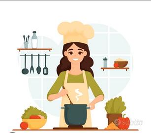 Cuoca per persone anziane/aiuto preparazione pasti