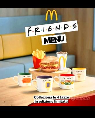 tazze mc donalds friends