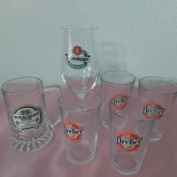 Set 6 bicchieri birra vintage - 4€/pz