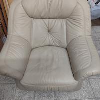 Poltrona di pelle 