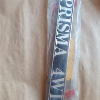 Targhetta posteriore badge sigla Lancia prisma 4WD