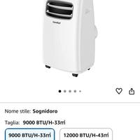 Condizionatore portatile Confee sognidoro 09E