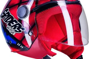 CASCO JET BIMBI GRAFICA SPIDERMAN MISURA YXL