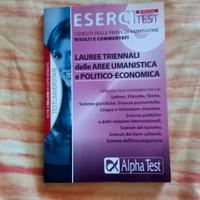 Libro Esercizitest per ammissione lauree triennali