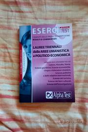 Libro Esercizitest per ammissione lauree triennali
