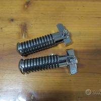 Pedane cromate per moto custom