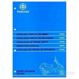 Catalogo ricambi Piaggio Super Hexagon GTX 250