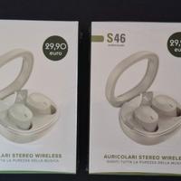CUFFIE/AURICOLARI S46 WIRELESS VERSIONE V5.3 NUOVE