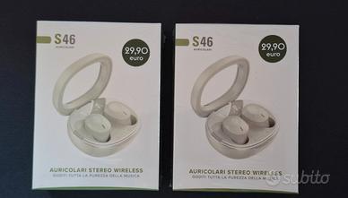 CUFFIE/AURICOLARI S46 WIRELESS VERSIONE V5.3 NUOVE