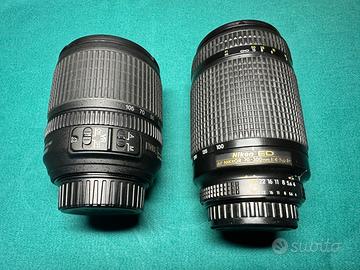 Obiettivi Nikon 18-105 e 70-300