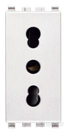 VIMAR EIKON Presa 2P+T 16A P17/11 bianco