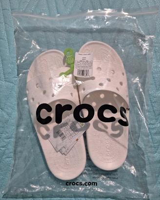 Crocs Ciabatte Bianche Unisex Nuove