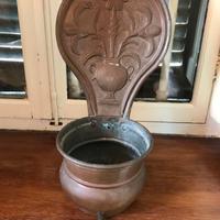 Acquasantiera in rame fine 800