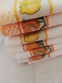 Strofinacci in puro cotone di spugna