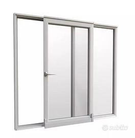 Scorrevole in pvc bianco