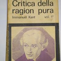 KANT-CRITICA DELLA RAGION PURA  DUE VOLL.