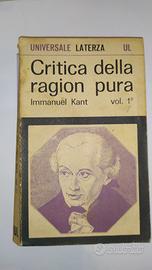 KANT-CRITICA DELLA RAGION PURA  DUE VOLL.