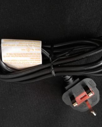 Cavo IEC nuovo con spina inglese UK