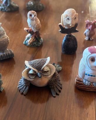 10 gufi e civette decorative da collezione