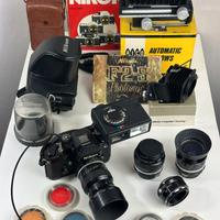 Set Fotografico Nikon F2-S Photomic Black