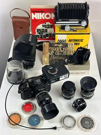 Set Fotografico Nikon F2-S Photomic Black