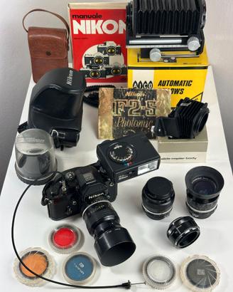 Set Fotografico Nikon F2-S Photomic Black