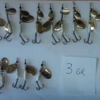 cucchiaini rotanti artificiali pesca spinning 