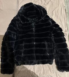 Giacca donna reversibile utilizzo piumino o pellic