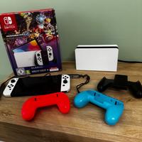 Nintendo switch con giochi e accessori