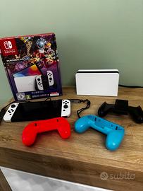 Nintendo switch con giochi e accessori