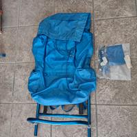 Zaino trekking vintage struttura alluminio