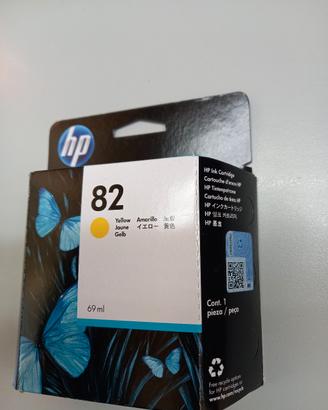cartuccia HP 82 yellow 