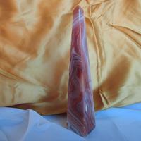 Obelisco agata marron