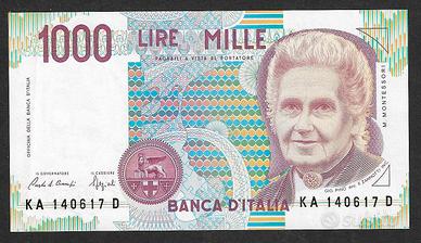 Italia - banconota  FDS UNC da 1000 Lire