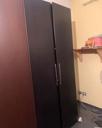 Armadio, letto, frigo