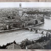 FOTO D'EPOCA VERONA Ponte Vecchio Metà 1900