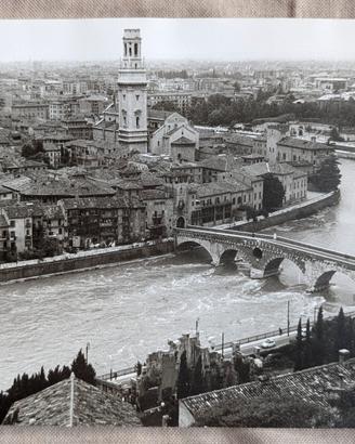 FOTO D'EPOCA VERONA Ponte Vecchio Metà 1900