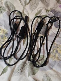 coppia di cavi per PlayStation 3 e altro