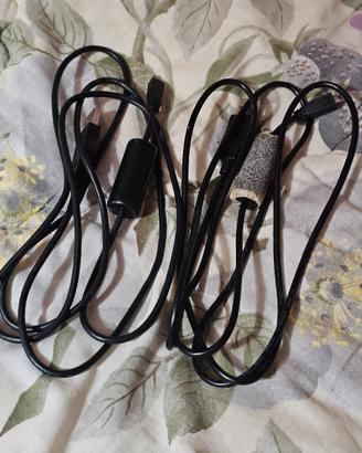 coppia di cavi per PlayStation 3 e altro